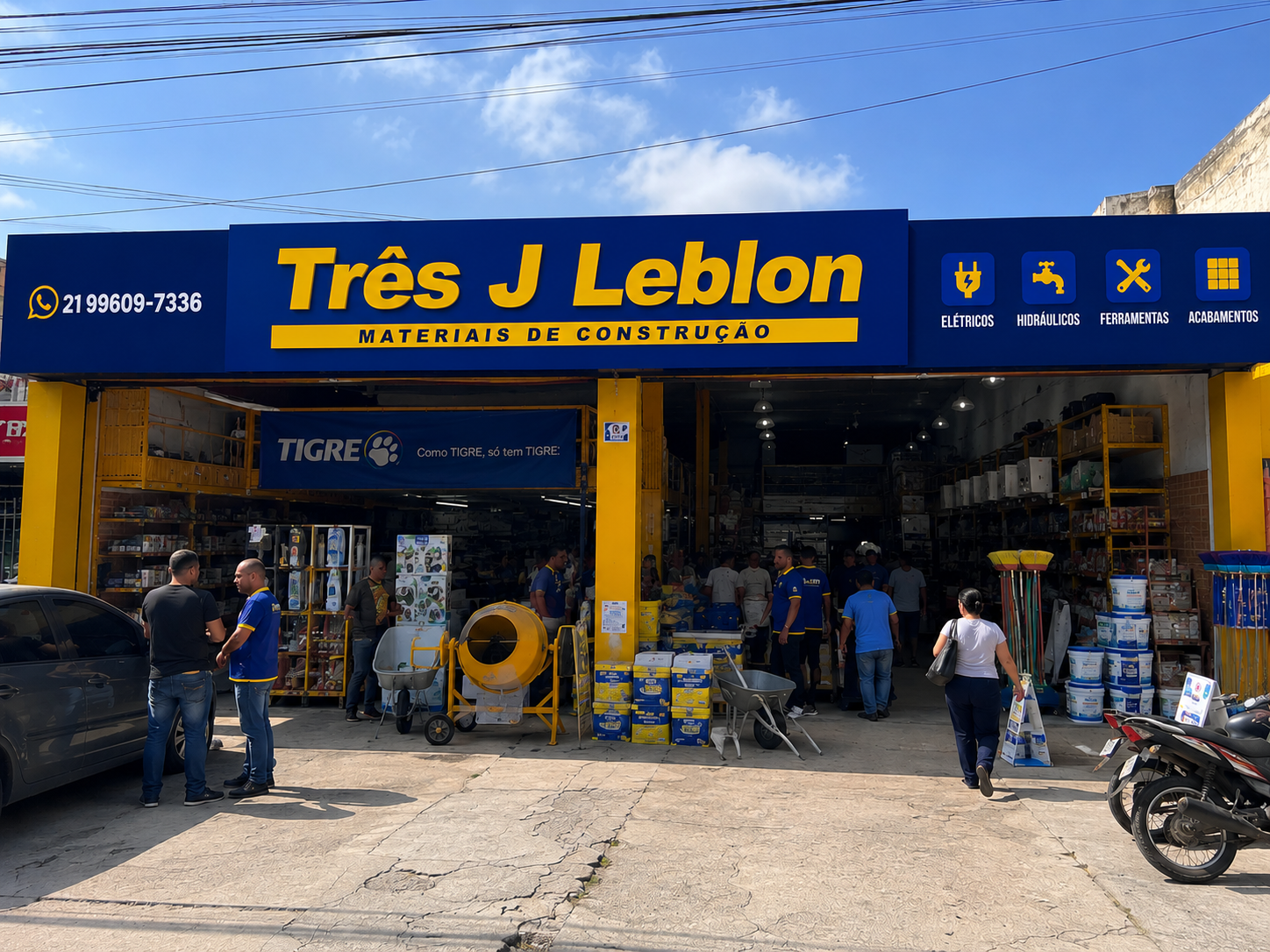 Três J Leblon — Materiais de Construção